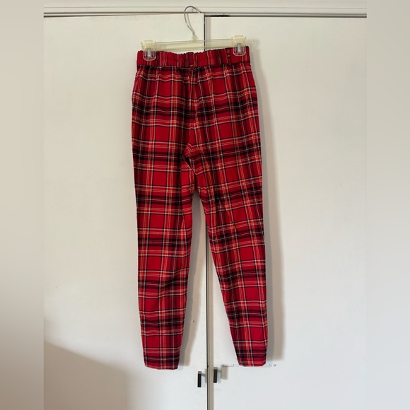 Urban Outfitters red plaid pants - Picture 2 of 2